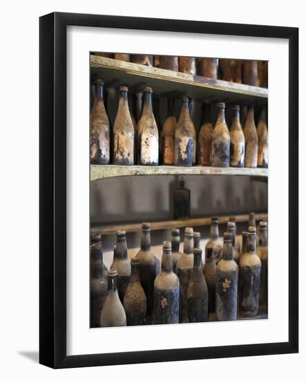 Antique Sherry Jars, Bodegas Gonzalez Byass, Jerez De La Frontera, Spain-Walter Bibikow-Framed Photographic Print