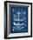 Antique Ship Blueprint I-Vision Studio-Framed Art Print