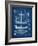 Antique Ship Blueprint I-Vision Studio-Framed Art Print