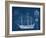 Antique Ship Blueprint IV-Vision Studio-Framed Art Print