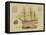 Antique Ship Plan VII-Vision Studio-Framed Stretched Canvas