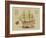 Antique Ship Plan VII-Vision Studio-Framed Art Print