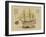 Antique Ship Plan VII-Vision Studio-Framed Art Print