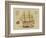 Antique Ship Plan VII-Vision Studio-Framed Art Print