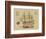 Antique Ship Plan VII-Vision Studio-Framed Art Print