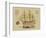 Antique Ship Plan VII-Vision Studio-Framed Art Print