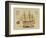 Antique Ship Plan VII-Vision Studio-Framed Art Print