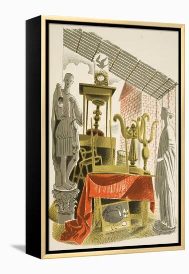 Antique Shop-Eric Ravilious-Framed Premier Image Canvas