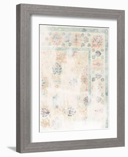 Antique Textile Swatch II-June Vess-Framed Art Print