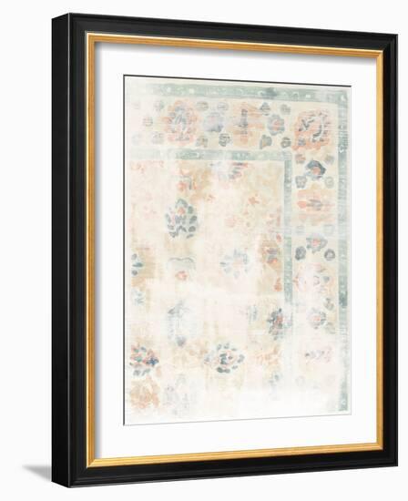 Antique Textile Swatch II-June Vess-Framed Art Print