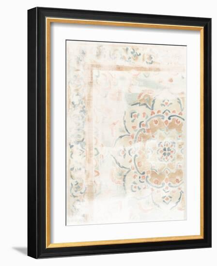 Antique Textile Swatch IV-June Vess-Framed Art Print
