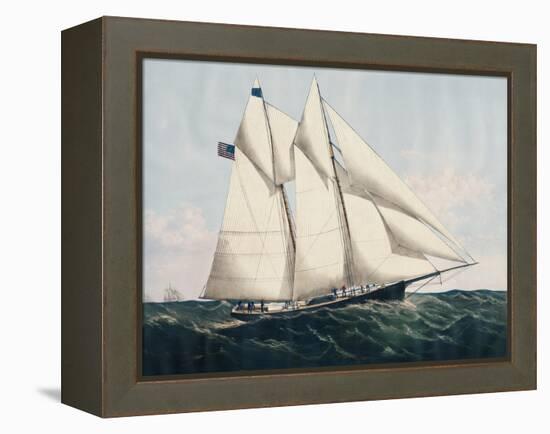 Antique Yachts IV-Vision Studio-Framed Stretched Canvas