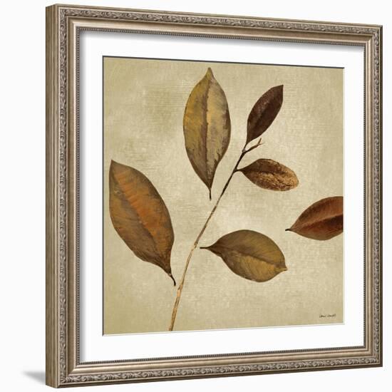 Antiqued Leaves I-Lanie Loreth-Framed Art Print