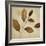 Antiqued Leaves I-Lanie Loreth-Framed Art Print