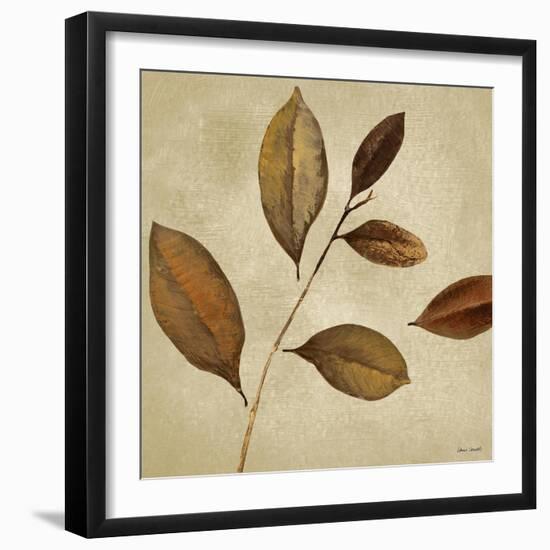 Antiqued Leaves I-Lanie Loreth-Framed Art Print