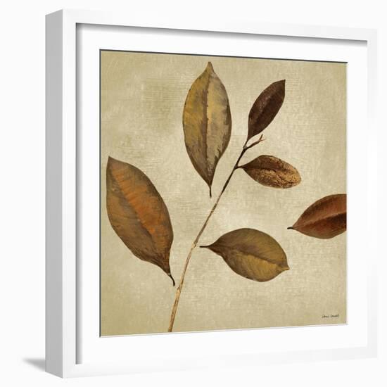 Antiqued Leaves I-Lanie Loreth-Framed Art Print