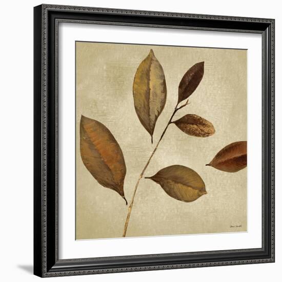 Antiqued Leaves I-Lanie Loreth-Framed Art Print