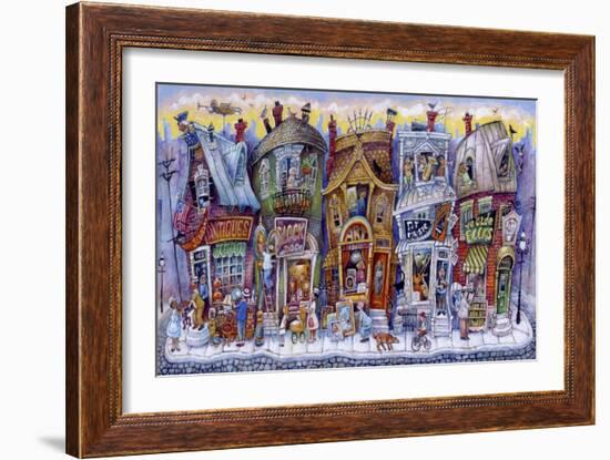 Antiques and More-Bill Bell-Framed Giclee Print