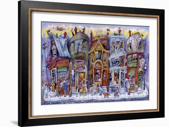 Antiques and More-Bill Bell-Framed Giclee Print