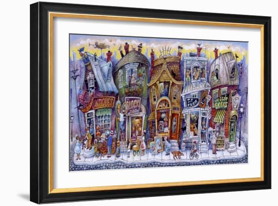 Antiques and More-Bill Bell-Framed Giclee Print