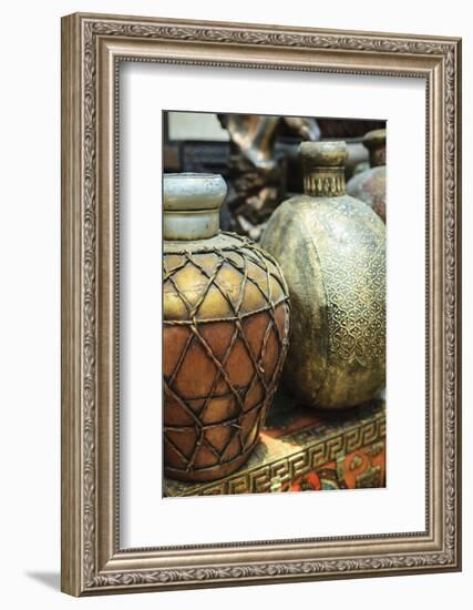 Antiques, Souk Madinat, Dubai, United Arab Emirates, Middle East-Amanda Hall-Framed Photographic Print