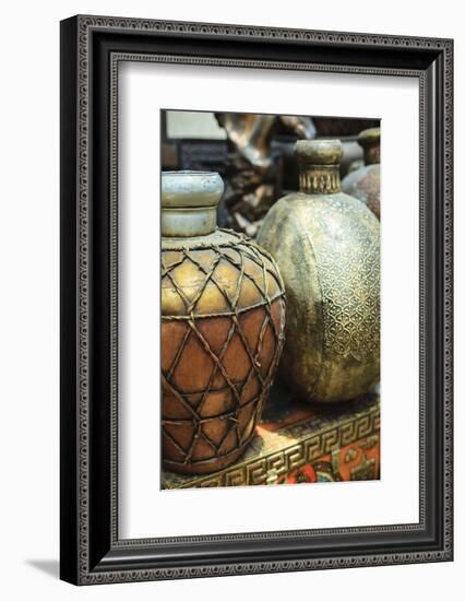 Antiques, Souk Madinat, Dubai, United Arab Emirates, Middle East-Amanda Hall-Framed Photographic Print