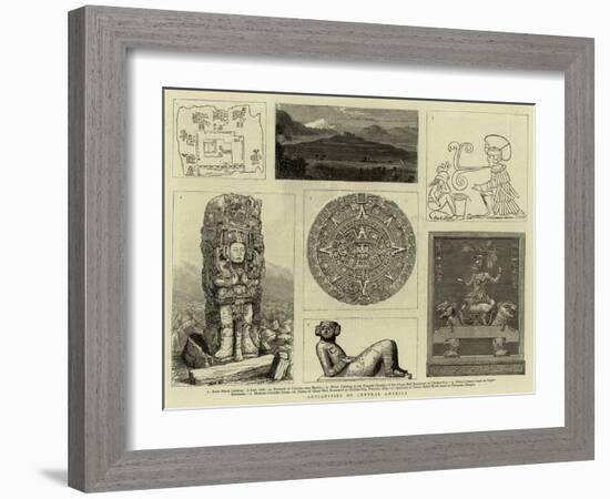 Antiquities of Central America-null-Framed Giclee Print
