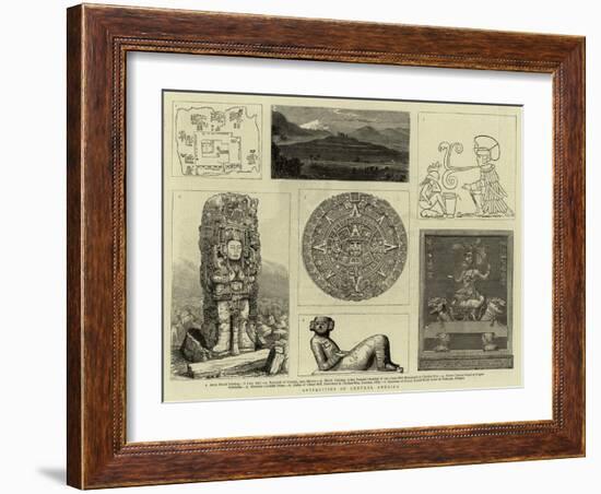 Antiquities of Central America-null-Framed Giclee Print