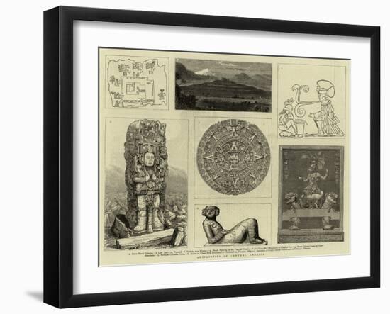 Antiquities of Central America-null-Framed Giclee Print