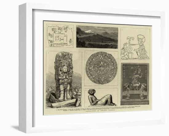 Antiquities of Central America-null-Framed Giclee Print