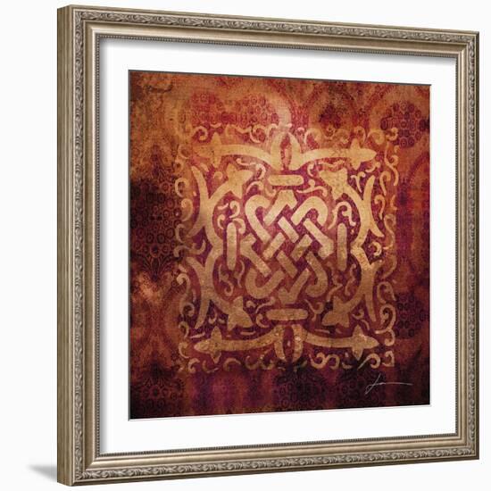 Antiquity Tiles IV-James Burghardt-Framed Art Print