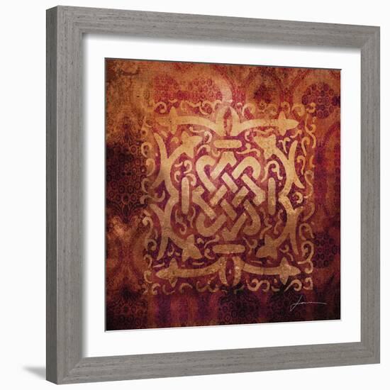 Antiquity Tiles IV-James Burghardt-Framed Art Print