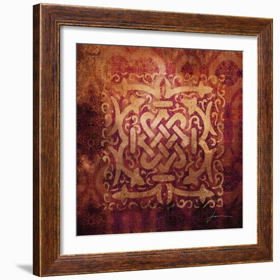 Antiquity Tiles IV-James Burghardt-Framed Art Print