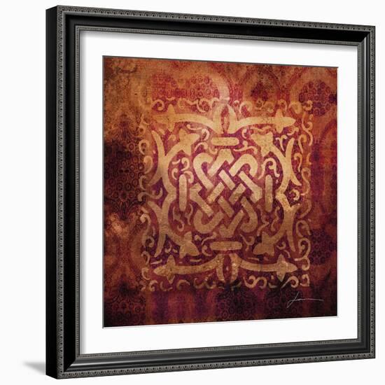 Antiquity Tiles IV-James Burghardt-Framed Art Print