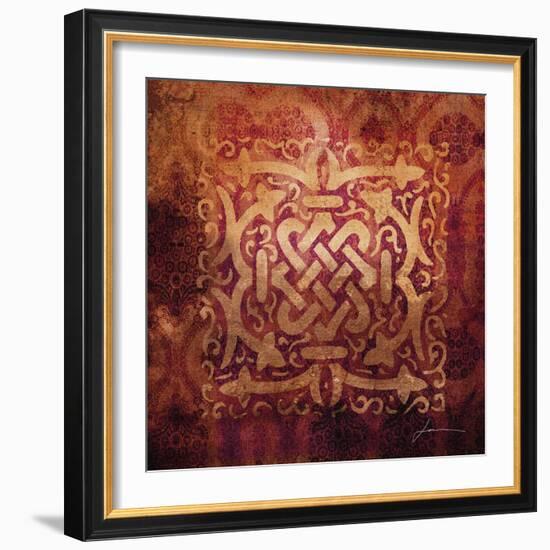 Antiquity Tiles IV-James Burghardt-Framed Art Print