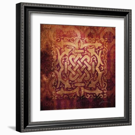 Antiquity Tiles IV-James Burghardt-Framed Art Print