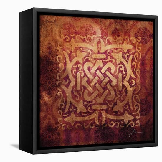 Antiquity Tiles IV-James Burghardt-Framed Stretched Canvas