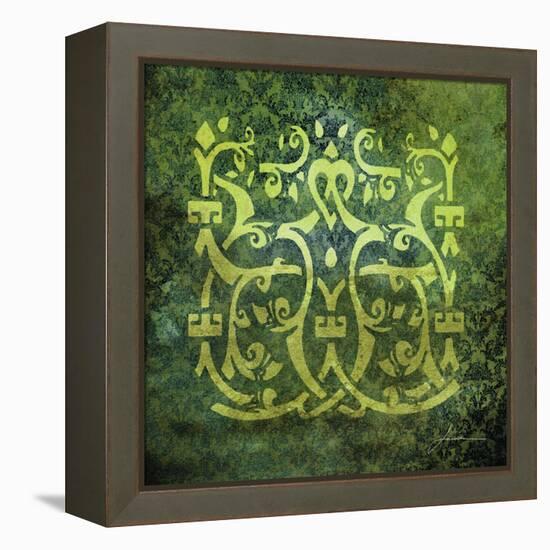 Antiquity Tiles VI-James Burghardt-Framed Stretched Canvas