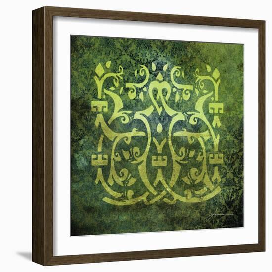 Antiquity Tiles VI-James Burghardt-Framed Art Print