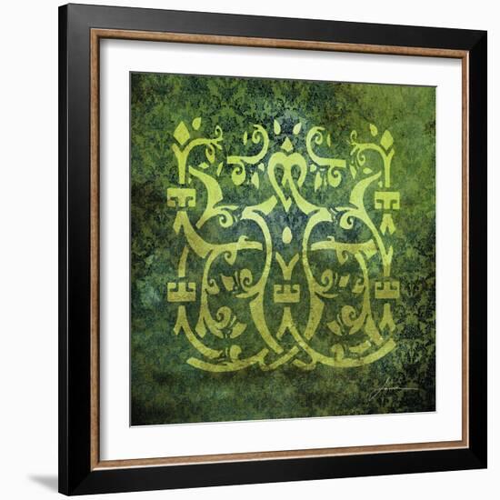 Antiquity Tiles VI-James Burghardt-Framed Art Print