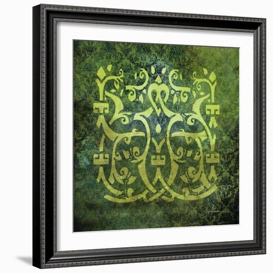 Antiquity Tiles VI-James Burghardt-Framed Art Print