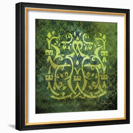 Antiquity Tiles VI-James Burghardt-Framed Art Print