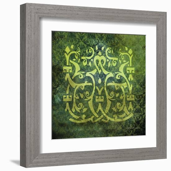 Antiquity Tiles VI-James Burghardt-Framed Art Print