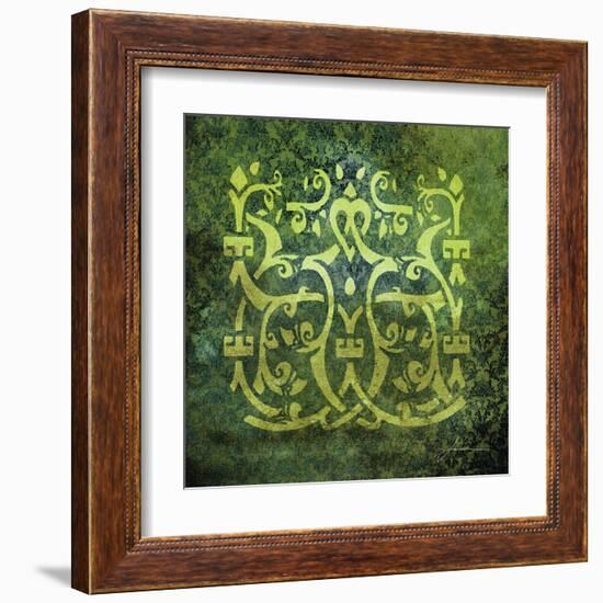 Antiquity Tiles VI-James Burghardt-Framed Art Print