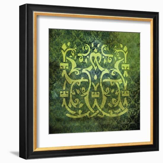 Antiquity Tiles VI-James Burghardt-Framed Art Print