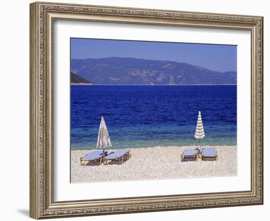 Antisamos Beach, Cephalonia, Ionian Islands, Greece, Europe-Jonathan Hodson-Framed Photographic Print