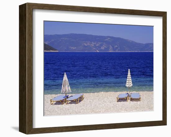 Antisamos Beach, Cephalonia, Ionian Islands, Greece, Europe-Jonathan Hodson-Framed Photographic Print