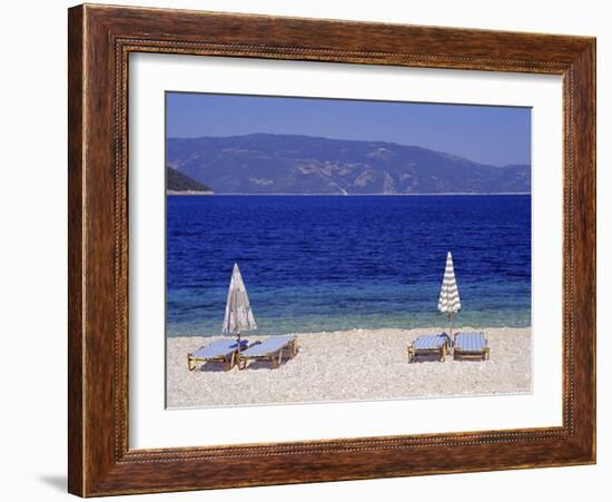 Antisamos Beach, Cephalonia, Ionian Islands, Greece, Europe-Jonathan Hodson-Framed Photographic Print