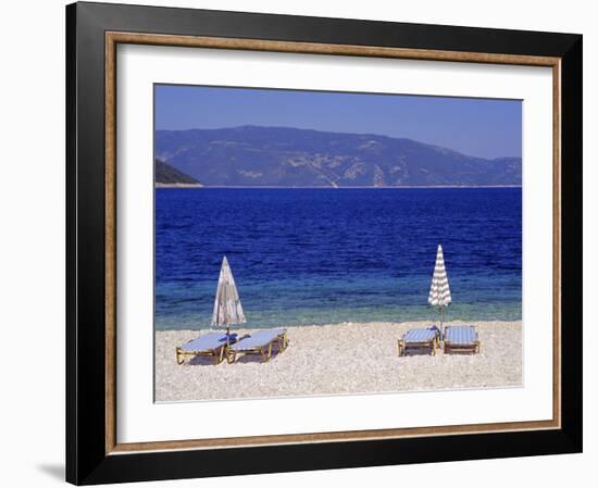 Antisamos Beach, Cephalonia, Ionian Islands, Greece, Europe-Jonathan Hodson-Framed Photographic Print