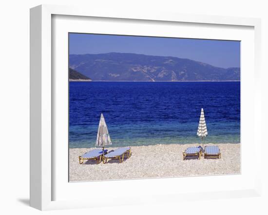 Antisamos Beach, Cephalonia, Ionian Islands, Greece, Europe-Jonathan Hodson-Framed Photographic Print